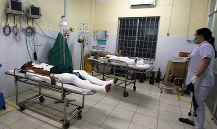 Các nạn nhân điều trị tại Bệnh viện Đa khoa Khánh Hòa Các nạn nhân điều trị tại Bệnh viện Đa khoa Khánh Hòa