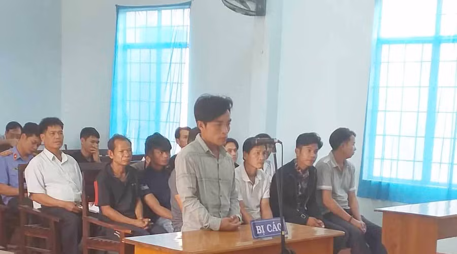  Bị cao Nguyễn Văn Thìn tại Tòa. Ảnh: Yên Lê