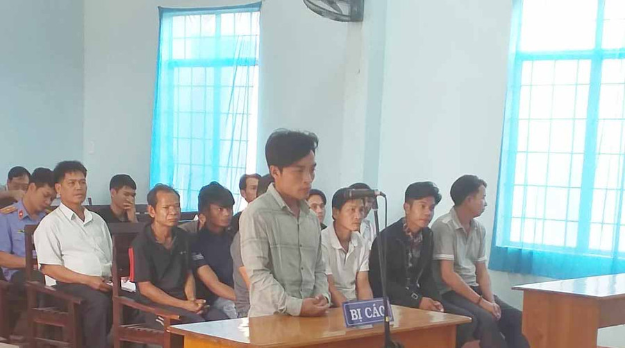  Bị cao Nguyễn Văn Thìn tại Tòa. Ảnh: Yên Lê