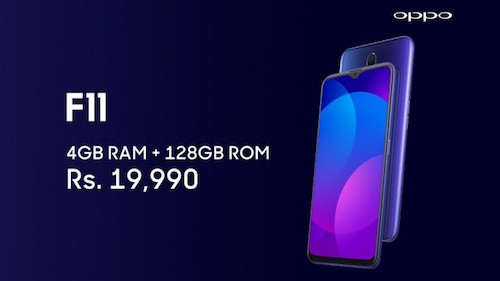 Oppo F11 có bộ nhớ trong lớn hơn so với F11. Oppo F11 có bộ nhớ trong lớn hơn so với F11.