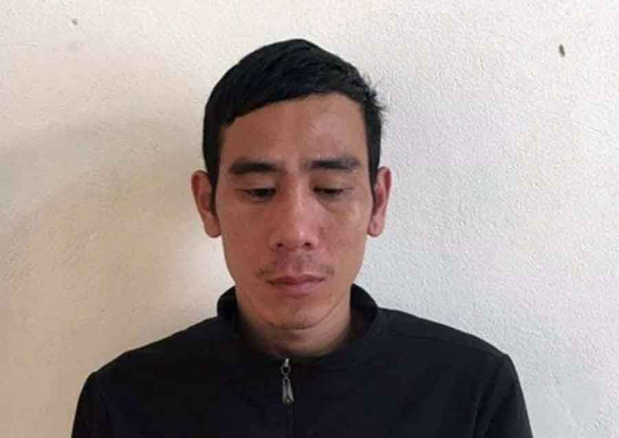 Đối tượng Nguyễn Vỹ tại cơ quan Công an Đối tượng Nguyễn Vỹ tại cơ quan Công an