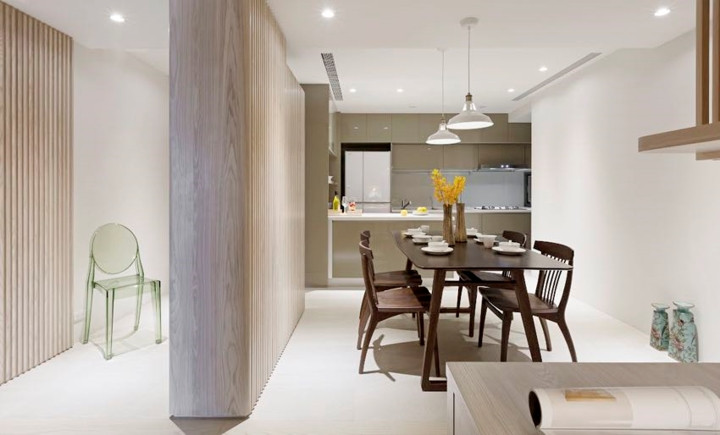 Chọn tường màu trắng khiến căn hộ có cảm giác sâu và rộng hơn so với diện tích thực. Chọn tường màu trắng khiến căn hộ có cảm giác sâu và rộng hơn so với diện tích thực.