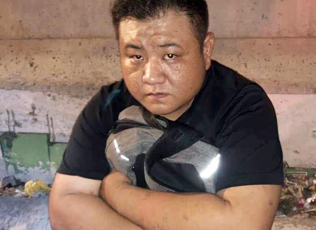 Nghi can người Đài Loan bị bắt giữ. Ảnh: Tiền Phong.