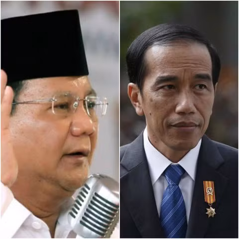  Ứng viên Prabowo Subianto và Tổng thống Joko Widodo-Reuters