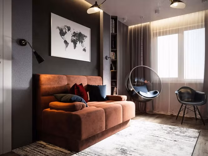 Rèm cửa 2 lớp đảm bảo căn phòng luôn nhận được lượng ánh sáng phù hợp. Rèm cửa 2 lớp đảm bảo căn phòng luôn nhận được lượng ánh sáng phù hợp.