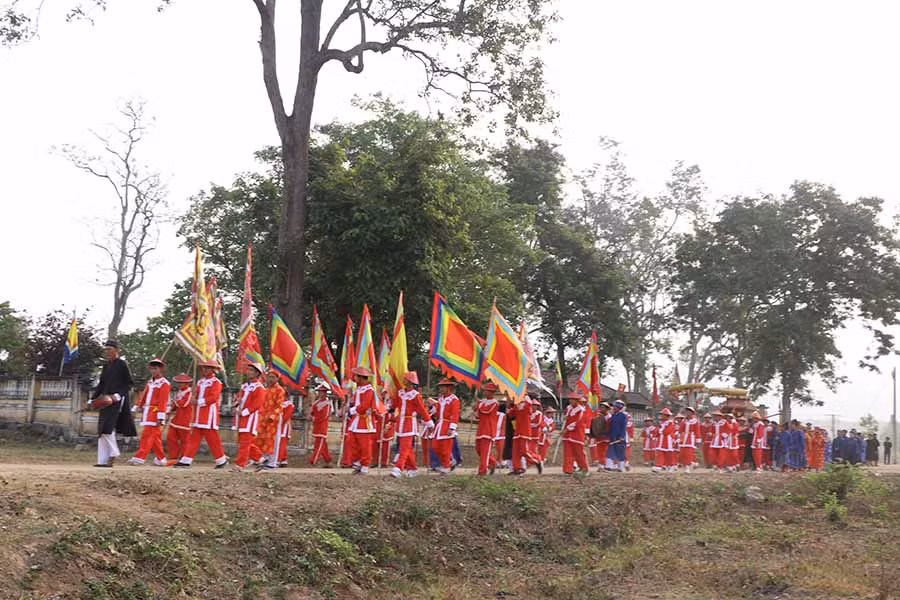 Lễ nghinh Sắc thần từ An Khê đình về An Khê trường Ảnh Ngọc Minh