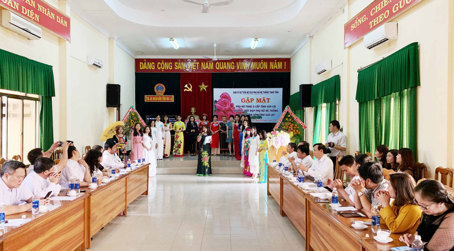 Hội thi nét đẹp nữ công chức hệ thống TAND. Ảnh: Hoàng Ngọc Hội thi nét đẹp nữ công chức hệ thống TAND. Ảnh: Hoàng Ngọc