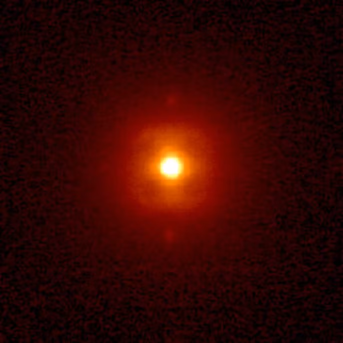 Sao lùn đỏ TOI 270 và bóng mờ của các hành tinh quay quanh nó - ảnh do nhóm nghiên cứu cung cấp