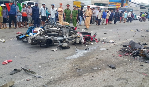  Hiện trường vụ tai nạn