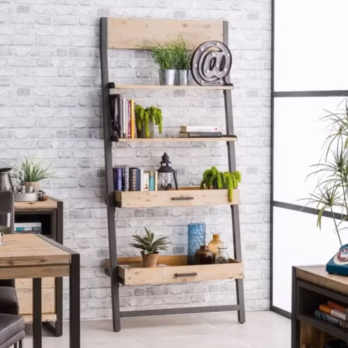 Kệ sách cũng có thể trở thành kệ trồng cây. Kệ sách cũng có thể trở thành kệ trồng cây.