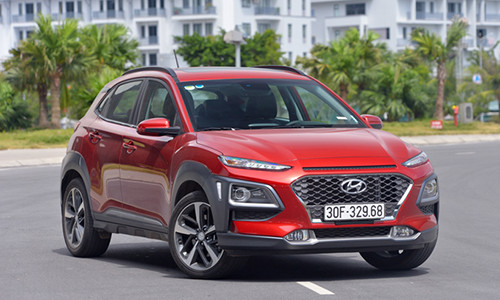 Hyundai Kona 1.6 Turbo, phiên bản cao cấp nhất bán tại Việt Nam.