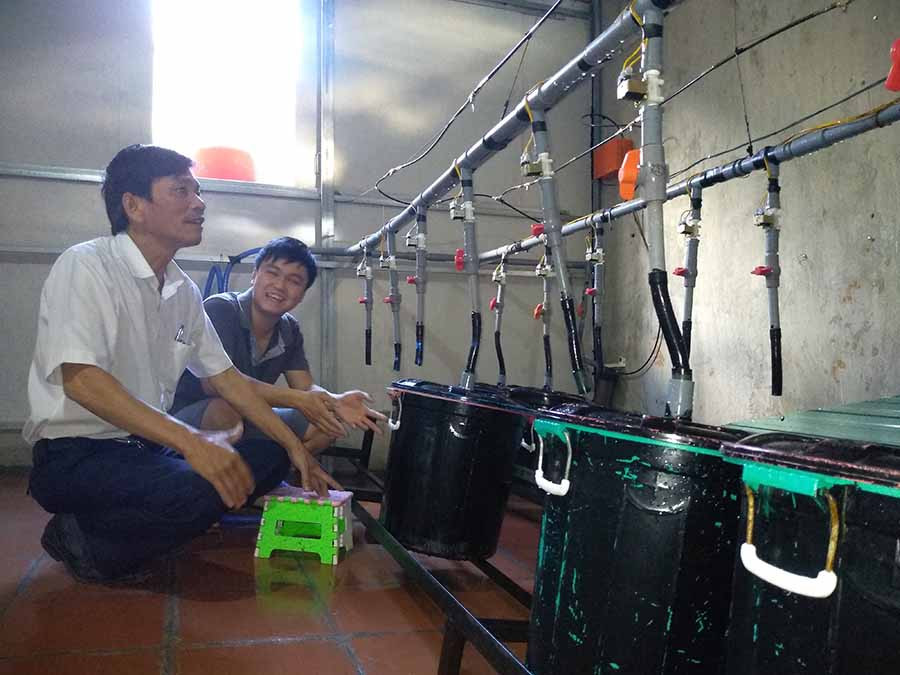  Hệ thống sản xuất giá sạch của cơ sở LD. Ảnh: T.Đ.L