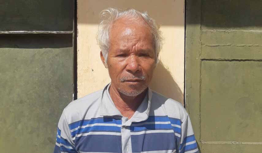 Nguyễn Văn Thiêm tại Cơ quan điều tra. Ảnh: Văn Ngọc