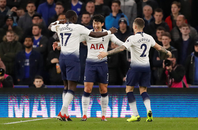Tottenham tạm qua mặt Man City để giành vị trí thứ 2 trên bảng xếp hạng Premier League Tottenham tạm qua mặt Man City để giành vị trí thứ 2 trên bảng xếp hạng Premier League