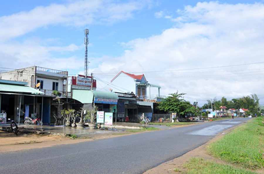  Một góc xã Nghĩa An ngày nay. Ảnh: T.T.K