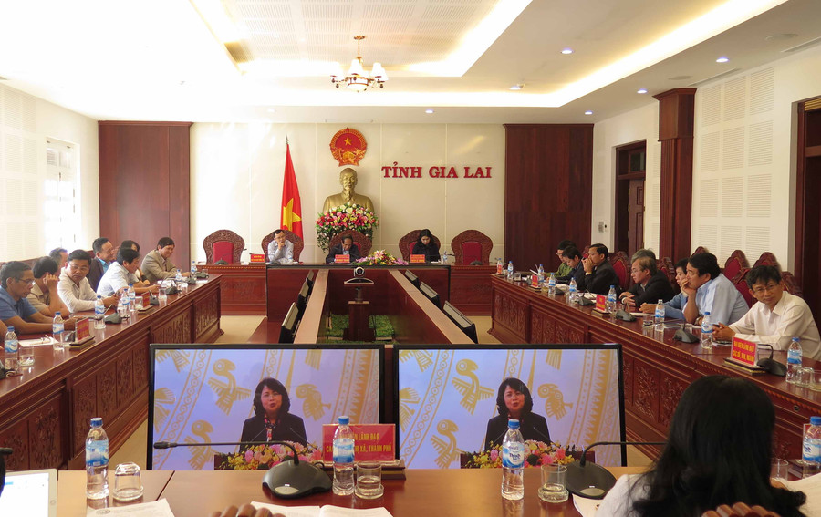 Quang cảnh hội nghị. Ảnh Phương Linh