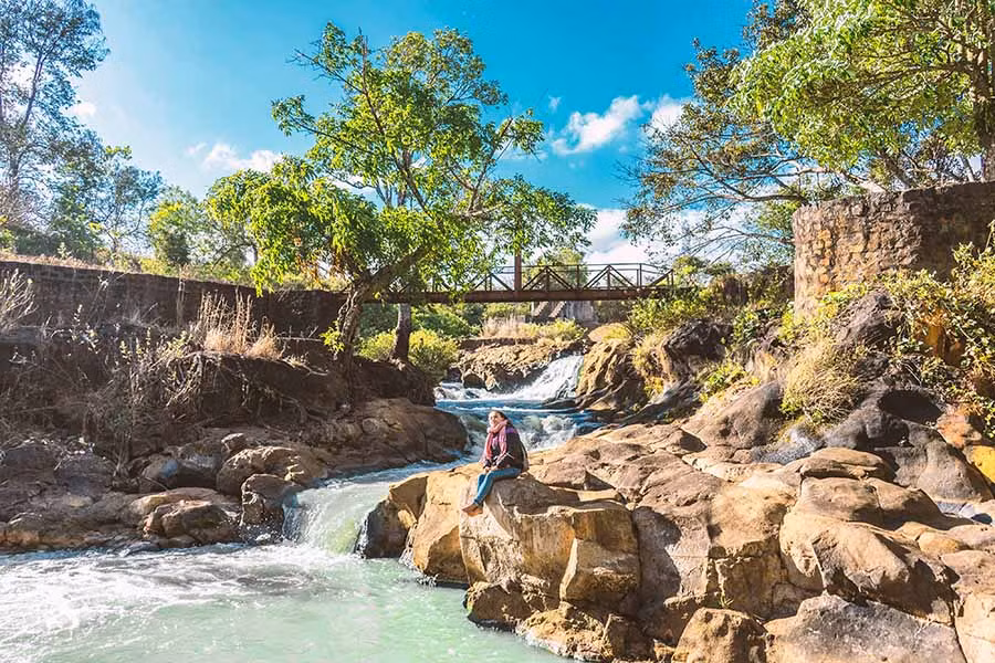  Nét đẹp nguyên sơ của suối Thác Ba. Ảnh: Phạm Quý