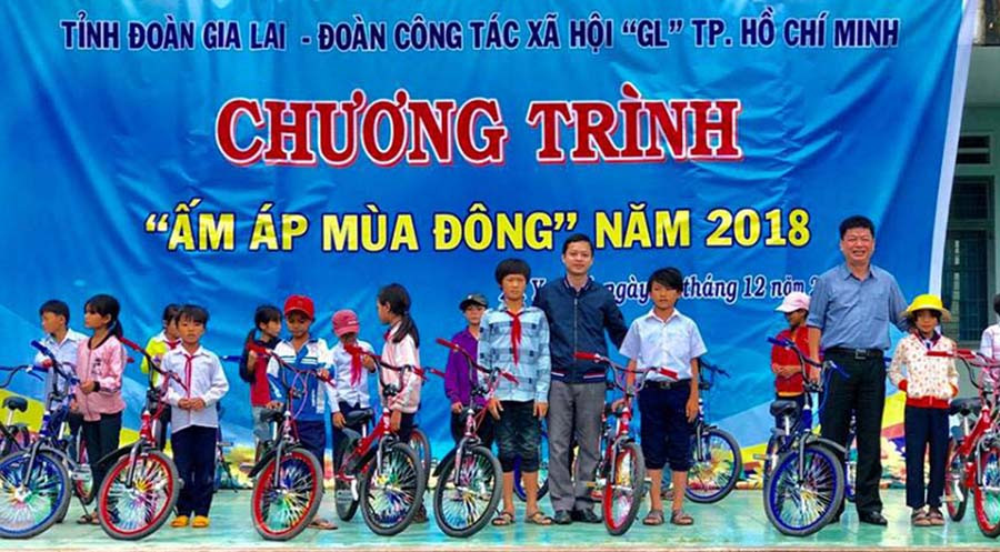  Chương trình “Ấm áp mùa đông” năm 2018 được tổ chức tại xã Ya Hội. Ảnh: P.L