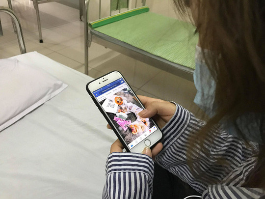 Trà giảm béo được thiếu nữ mua trên facebook