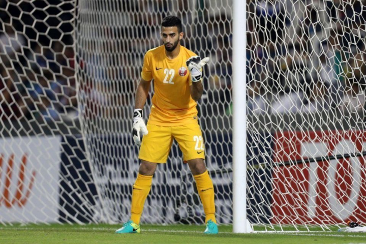 Al Sheeb trong khung thành của Qatar.