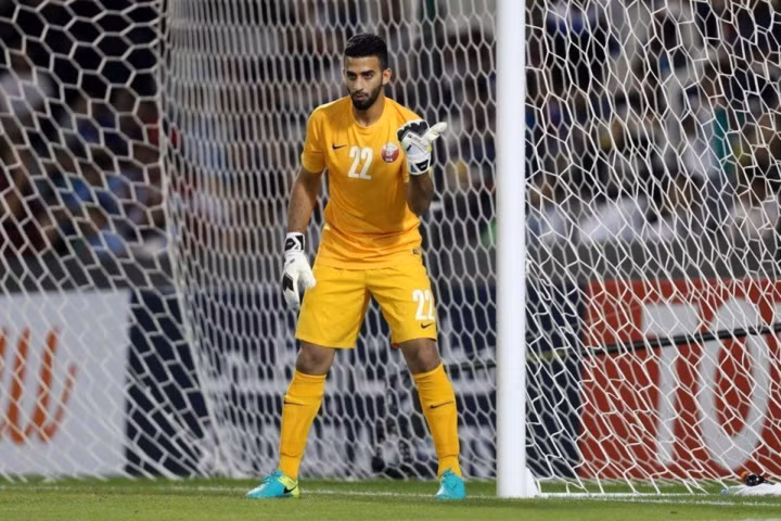 Al Sheeb trong khung thành của Qatar.