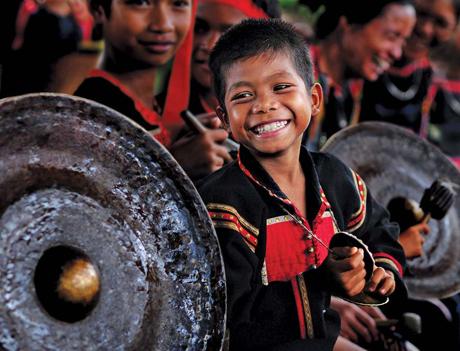  “Nghệ nhân nhí”. Ảnh: Hồ Anh Tiến