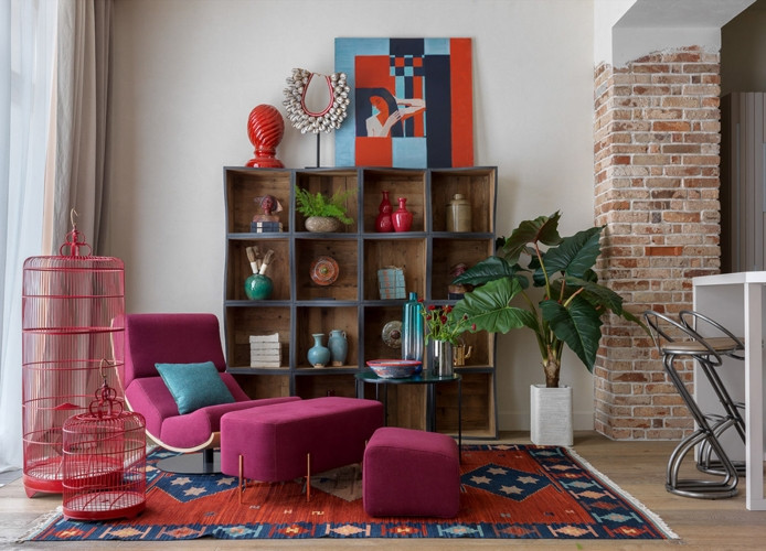 Thay thảm trải sàn màu sắc mang đến nơi nghỉ ngơi, thư giãn cho các thành viên.