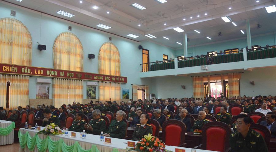 Các đại biểu về dự buổi gặp mặt. Ảnh: Anh Huy