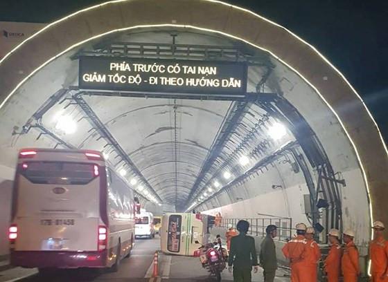  Hiện trường vụ tai nạn.