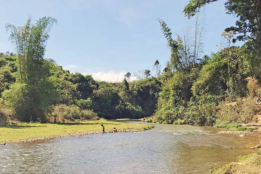  Cảnh sắc yên bình là điểm nhấn thu hút du khách đến với Hà Đông. Ảnh: P.L