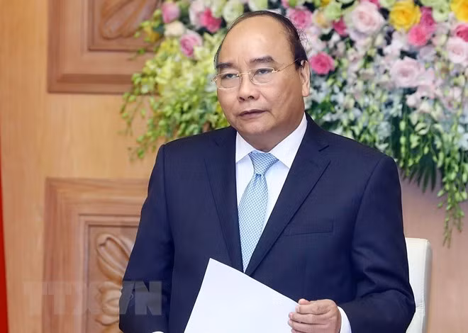 Thủ tướng Nguyễn Xuân Phúc. (Ảnh: Thống Nhất/TTXVN)