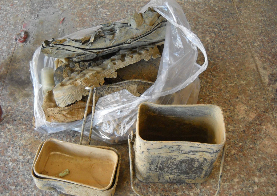 Di vật của liệt sĩ. Ảnh: Hoài Trần