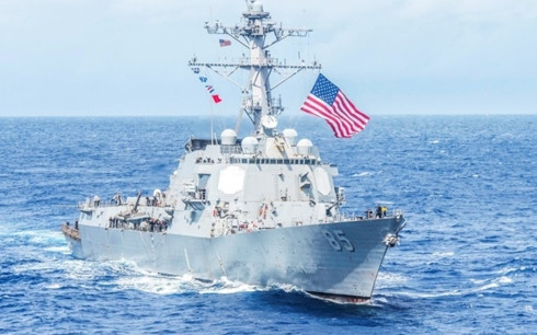 Tàu chiến Mỹ. Ảnh: National Review. Tàu chiến Mỹ. Ảnh: National Review.