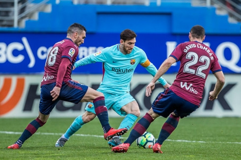  Messi đang hoàn toàn sung sức cho trận đấu đêm nay. (Ảnh: Getty). 