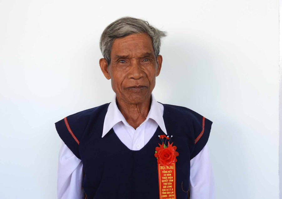 Ông Đinh Yem. Ảnh: Thanh Nhật