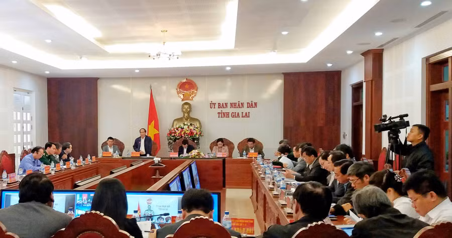 Quang cảnh Hội nghị trực tuyến. Ảnh Như Nguyện