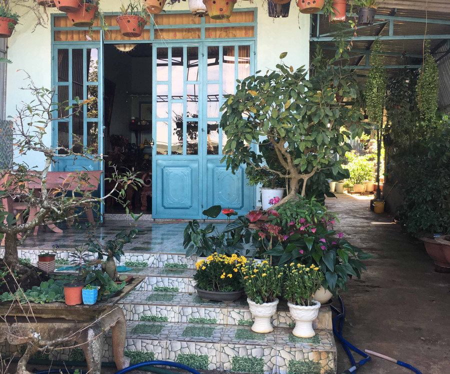 Nhà rẫy của gia đình ông Phước nơi xảy ra vụ việc. Ảnh: Văn Ngọc