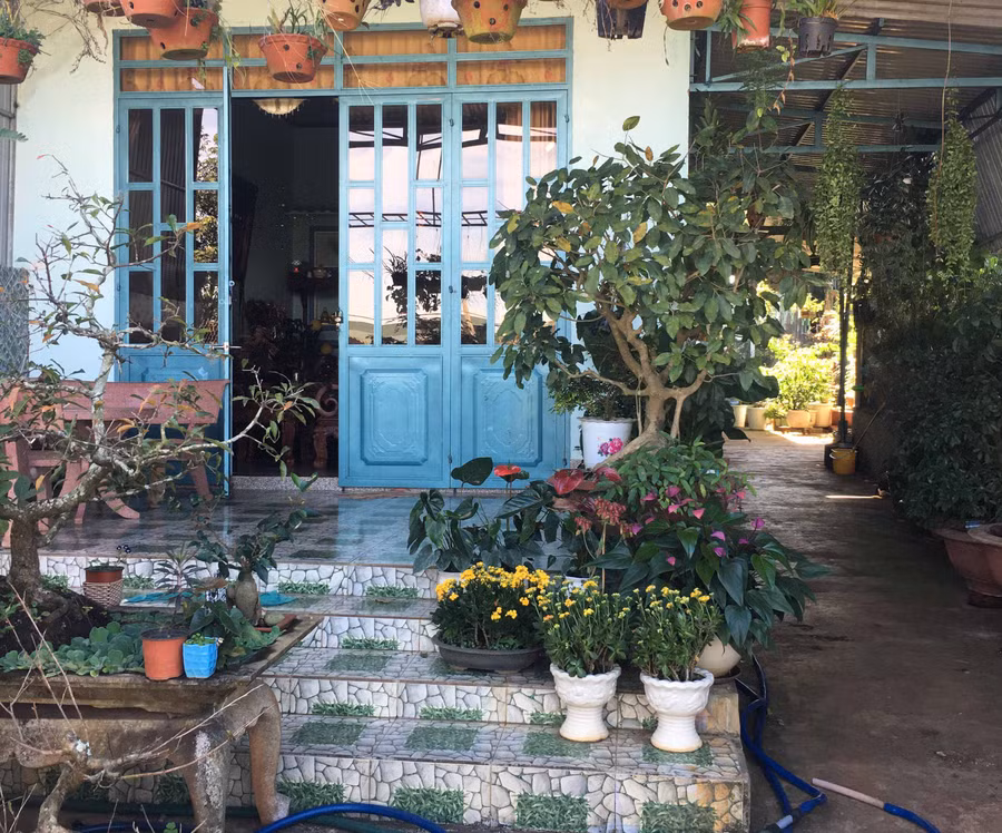 Nhà rẫy của gia đình ông Phước nơi xảy ra vụ việc. Ảnh: Văn Ngọc