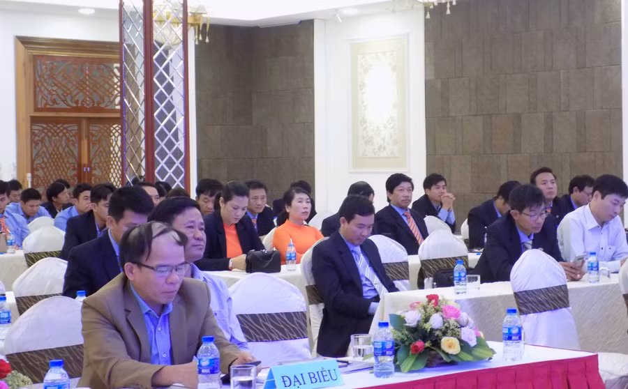 Công ty TNHH Một thành viên Xăng dầu Bắc Tây Nguyên tổ chức Hội tổng kết công tác năm 2018. Ảnh: Lê Lan