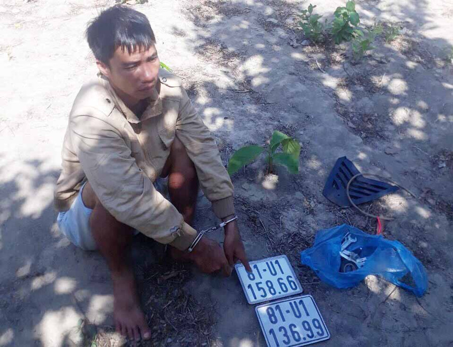 Đối tượng Nguyễn Văn Hùng. Ảnh: Văn Ngọc