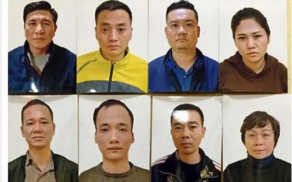  Các đối tượng bị bắt giữ. Nguồn: VOV