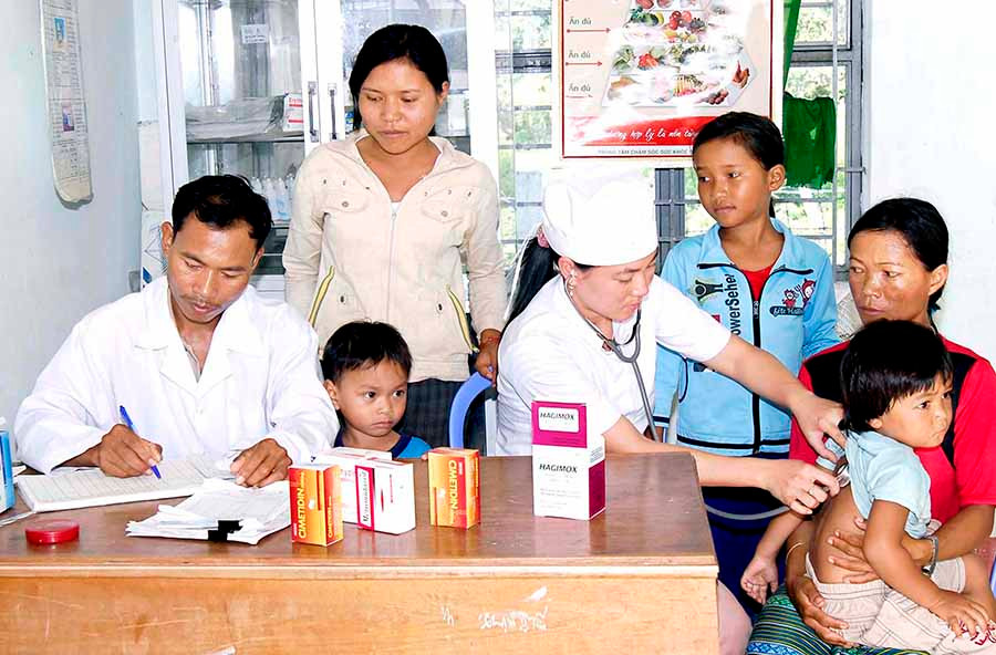  Ngành Y tế đã chuẩn bị đầy đủ nhân lực và vật lực phục vụ việc khám-chữa bệnh dịp Tết. Ảnh: Đ.T