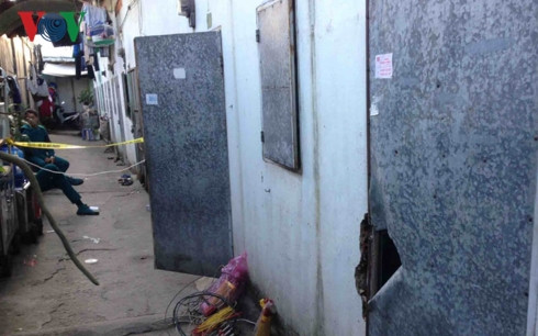 Cơ quan chức năng phong tỏa hiện trường vụ việc