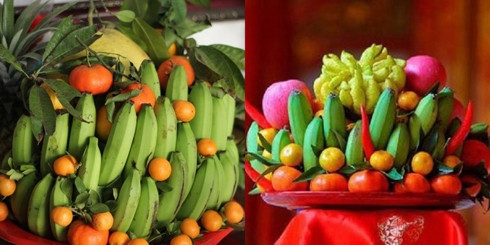 Mâm ngũ quả ngày tết ở miền Bắc Mâm ngũ quả ngày tết ở miền Bắc