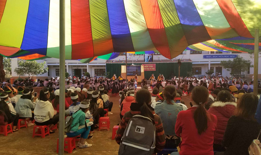 Quang cảnh Hội thi. Ảnh: Kiều An