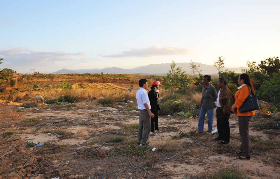 Diện tích đất quy hoạch khu tái định cư làng Ia Bia. Ảnh: Ngọc Thu Diện tích đất quy hoạch khu tái định cư làng Ia Bia. Ảnh: Ngọc Thu