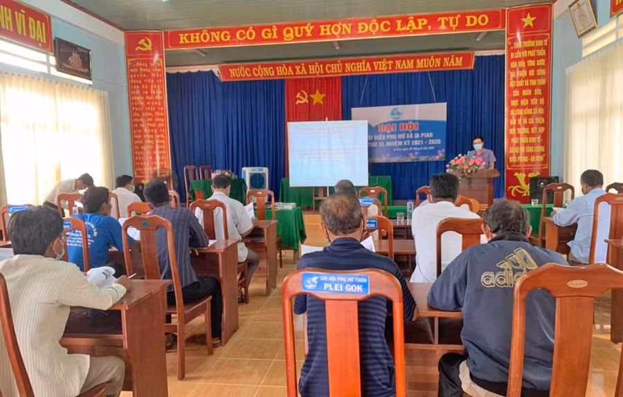 Quang cảnh buổi tập huấn. Ảnh: Vũ Chi