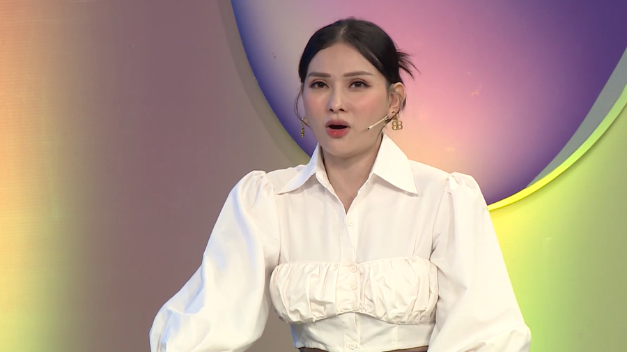 Thu Thủy khẳng định cô không vì sự đánh giá của người khác mà làm mất đi giá trị của bản thân. ẢNH: CHỤP MÀN HÌNH