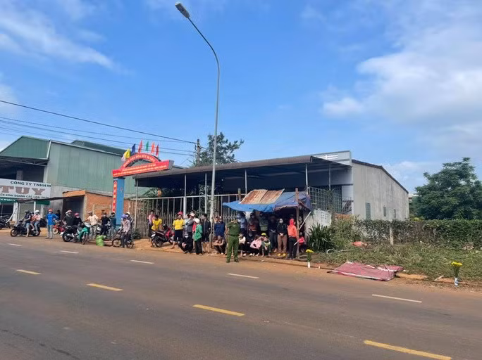 Hiện trường nơi nam sinh lớp 8 tử vong