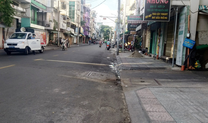 Chợ tự phát đường Trần Khắc Chân, phường Tân Định, quận 1 không còn cảnh mua bán nhộn nhịp